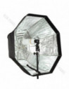 GlareOne Softbox Parasolkowy Octa 80 do lamp reporterskich z gridem