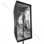 GlareOne Softbox Parasolkowy 80x120 do lamp reporterskich z gridem