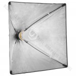 GlareOne Softbox światła ciągłego 60x60 - 1 świetlówka