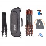 Statyw 3 Legged Thing Albert 2.0 Bronze, włókna węglowe, 5-sekcji, udźwig 30kg, głowica Pro Lever