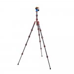 Statyw 3 Legged Thing Leo 2.0 Bronze, włókna węglowe, 5-sekcji, udźwig 30kg, głowica Pro Lever