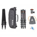 Statyw 3 Legged Thing Leo 2.0 Gray, włókna węglowe, 5-sekcji, udźwig 30kg, głowica Pro Lever