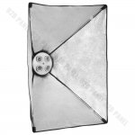 GlareOne Softbox światła ciągłego 50x70 - 4 świetlówki