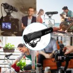 Synco M3 mikrofon nakamerowy - kardioidalny z odsłuchem