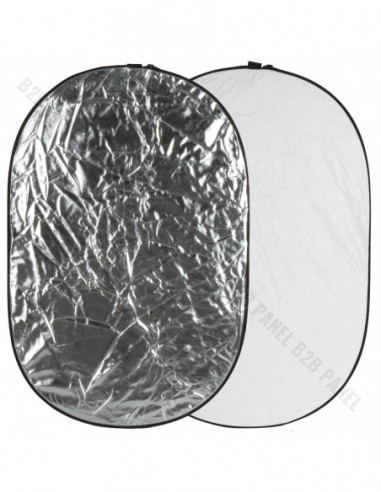 GlareOne Blenda 2w1 srebrno biała 92x122cm
