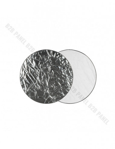 GlareOne Blenda 2w1 srebrno biała 60 cm