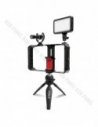 Synco Vlogger Kit 1 zestaw mikrofon M1S, lampa LED BI, uchwyt RIG, statyw