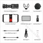 Synco Vlogger Kit 1 zestaw mikrofon M1S, lampa LED BI, uchwyt RIG, statyw