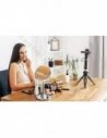 Synco Vlogger Kit 2 zestaw mikrofon M1S, lampa LED, uchwyt MOBILE, statyw