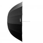 GlareOne Parasolka ORB srebrna 135 - głęboki parasol z dyfuzorem