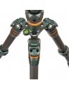 Statyw 3 Legged Thing Ray Grey, włókna węglowe, 5-sekcji, udźwig 30kg, głowica Airhed VU