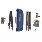 Statyw 3 Legged Thing Bucky Grey, włókna węglowe, 5-sekcji, udźwig 30kg, głowica Airhed VU