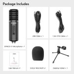 Synco V1 mikrofon USB z odsłuchem - pojemnościowy