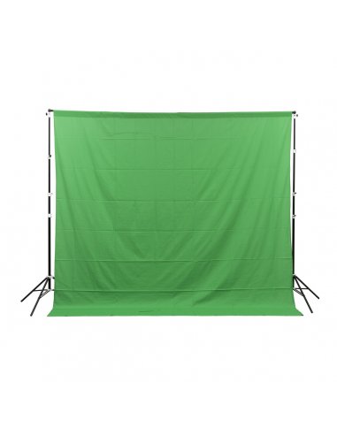 GlareOne Green Screen - zielone tło materiałowe 3x3