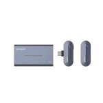 Synco P1T bezprzewodowy system mikrofonowy USB-C, 1 nadajnik, 1 odbiornik, grey-blue