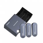 Synco P2T bezprzewodowy system mikrofonowy USB-C, 2 nadajniki, 1 odbiornik, grey-blue