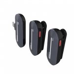 Synco P2L bezprzewodowy system mikrofonowy Lighting, 2 nadajniki, 1 odbiornik, grey-blue