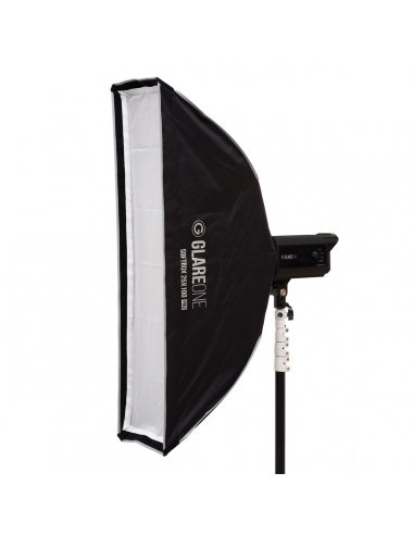 GlareOne Softbox 25x100 PRO - zestaw z gridem