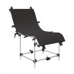 GlareOne tło PVC 60x130cm - czarne, lustrzane